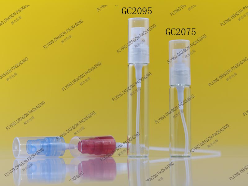 15-20ML GLASS SPRAY BOTTLE; REFILLABLE EMPTY PERFUME SAMPLES; ATOMIZER SPRAY BOTTLES FOR TONER PACKAGING; EMPTY COSMETIC CONTAINERS [GC series]