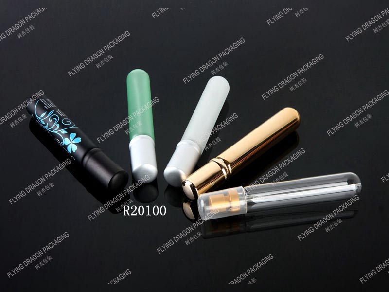 20ML EMPTY ROUND BOTTOM VIAL WITH ALUMINUM CRIMP SPRAYER AND ALUMINUM CAP; ATOMIZER SPRAY BOTTLE;PORTABLE TRAVEL SUB-BOTTLING SAMPLE COSMETIC CONTAINER GLASS PERFUME BOTTLE [R20100]