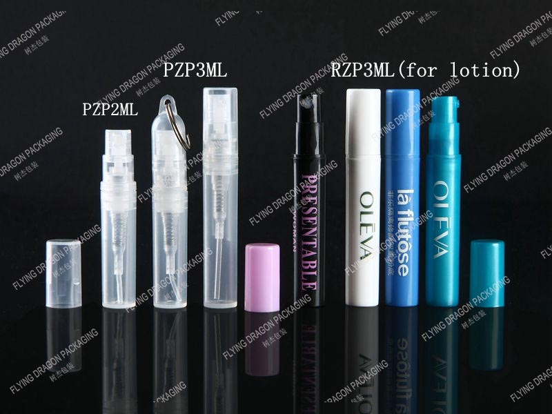 2-3ML PLASTIC SPRAY BOTTLE & PLASTIC LOTION BOTTLE; PORTABLE EMPTY PERFUME & LOTION BOTTLE;