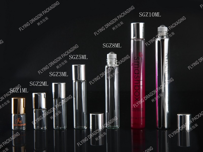 1-10ML滚珠瓶配铝盖 旅行装香水滚珠瓶 ; 容量可定制 [SGZ]