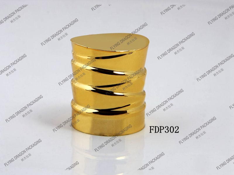 15FEA LUXURY ROUND PERFUME CAP CLOSURES; LUXURY BOTTLE CAPS; CUSTOM PREMIUM COSMETIC LID; PERFUME PACKAGING [FDP302]