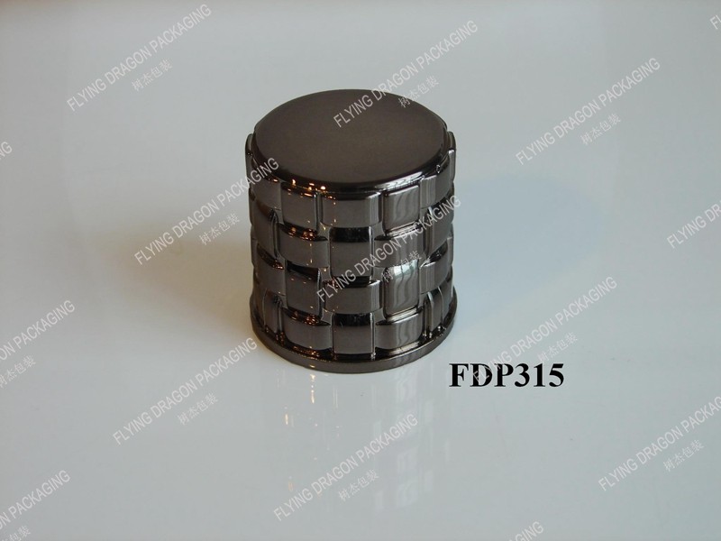 15FEA LUXURY ROUND PERFUME CAP CLOSURES; LUXURY BOTTLE CAPS; CUSTOM PREMIUM COSMETIC LID; PERFUME PACKAGING [FDP315]