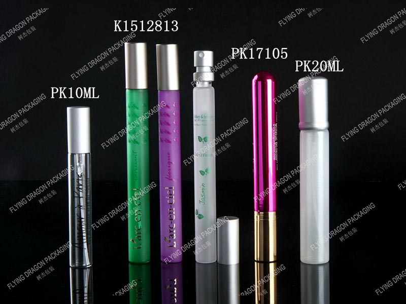 10-20ML EMPTY VIAL WITH ALUMINUM CRIMP SPRAYER AND ALUMINUM CAP; ATOMIZER SPRAY BOTTLE;PORTABLE TRAVEL SUB-BOTTLING SAMPLE COSMETIC CONTAINER GLASS PERFUME BOTTLE [PK series]