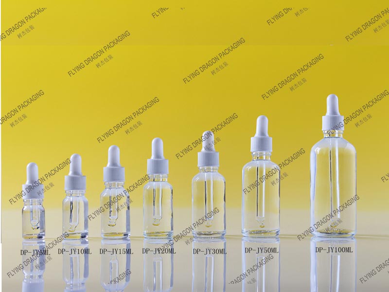 5-100ML GLASS DROPPER BOTTLE WITH WHITE LID FOR AROMA PERFUME OIL; ESSENTIAL OIL DROPPER BOTTLE; GLASS DROPPER BOTTLE WITH EYE DROPPER DISPENSER DROPPING BOTTLE [DP-JY series]