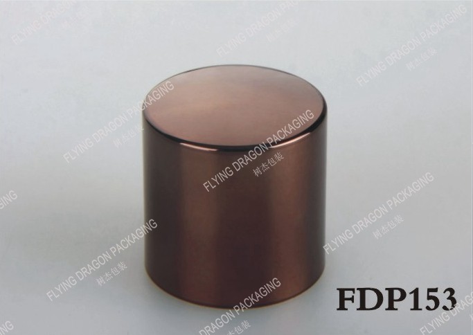 15FEA LUXURY ROUND PERFUME CAP CLOSURES; LUXURY BOTTLE CAPS; CUSTOM PREMIUM COSMETIC LID; PERFUME PACKAGING [FDP153]