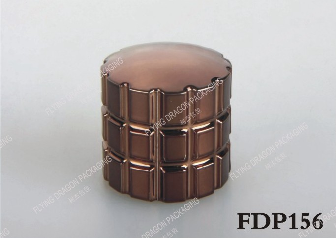 15FEA LUXURY ROUND PERFUME CAP CLOSURES; LUXURY BOTTLE CAPS; CUSTOM PREMIUM COSMETIC LID; PERFUME PACKAGING [FDP156]