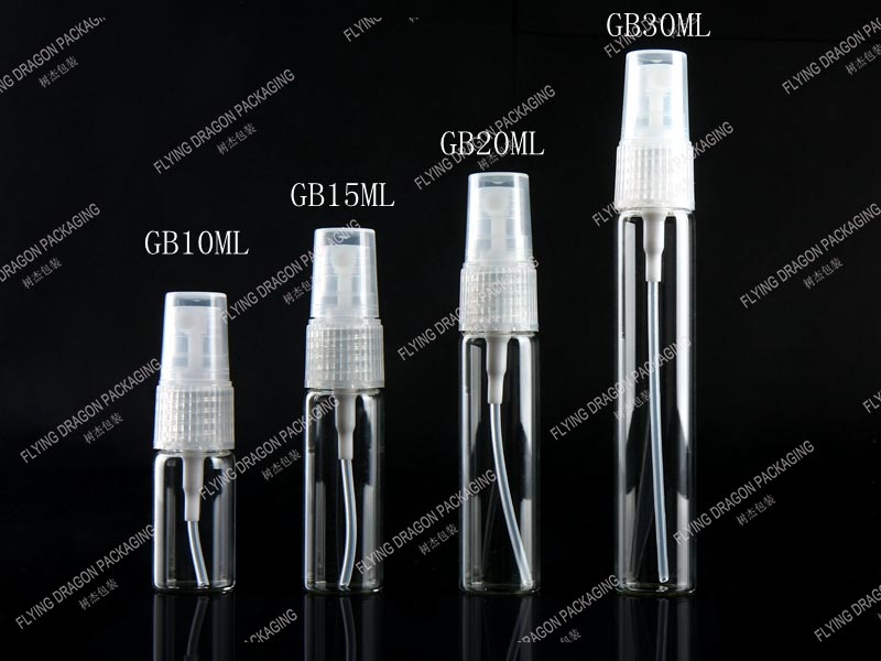 10-30ML GLASS SPRAY BOTTLE; REFILLABLE EMPTY PERFUME SAMPLES; ATOMIZER SPRAY BOTTLES FOR TONER PACKAGING; EMPTY COSMETIC CONTAINERS [GB series]