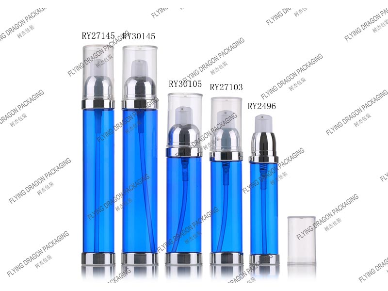 30-80ML LUXURY COSMETIC SERUM LOTION CREAM COLORED GLASS SKINCARE PACKAGING BOTTLE; LOTION MOISTURIZING CREAM CONCENTRATE SERUM COSMETIC GLASS BOTTLE WITH LOTION PUMP [RY series]