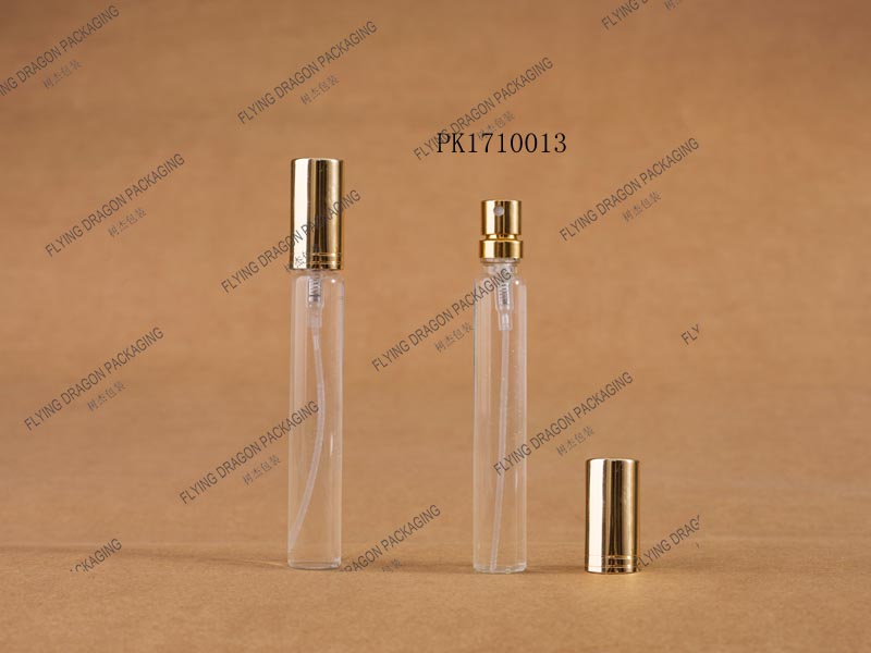 15ML EMPTY VIAL WITH ALUMINUM CRIMP SPRAYER AND ALUMINUM CAP; ATOMIZER SPRAY BOTTLE;PORTABLE TRAVEL SUB-BOTTLING SAMPLE COSMETIC CONTAINER GLASS PERFUME BOTTLE [PK1710013]